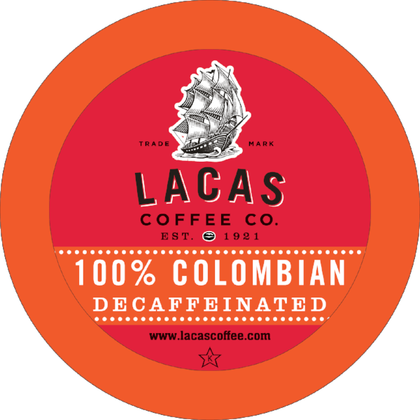100% Colombian DECAFFEINATED Single Cups — Lacas Coffee Company